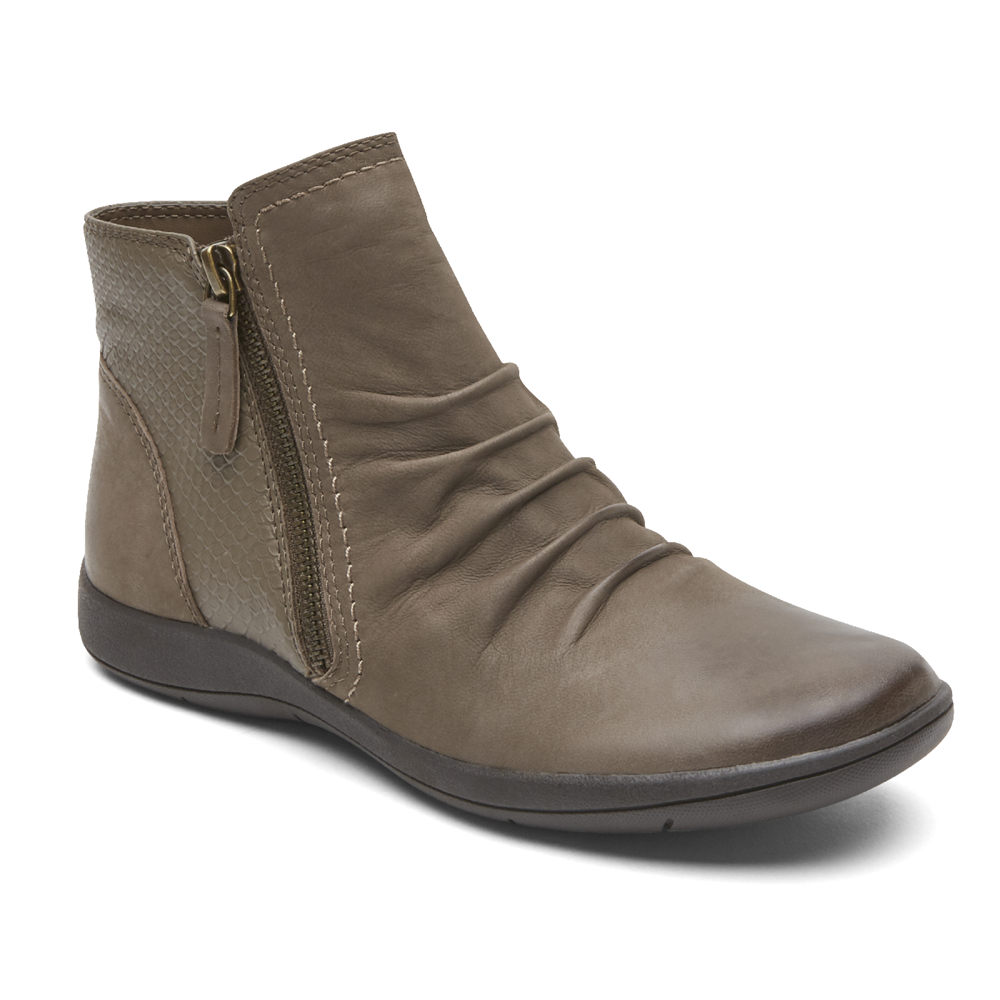 Botas Rockport Mujer Mexico - Tessie Panel Grises - IONHD8124